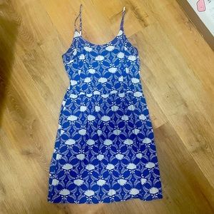 Blue White Patter Dress